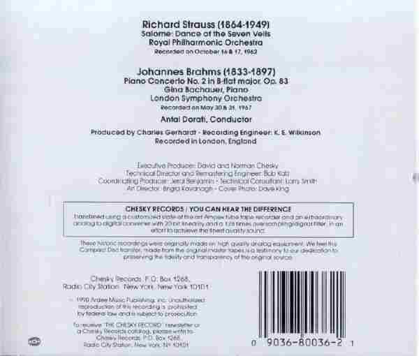 【天碟】多拉蒂《理查·施特劳斯-莎乐美:七重纱舞、勃拉姆斯-第二钢琴协奏曲》1990[FLAC+CUE整