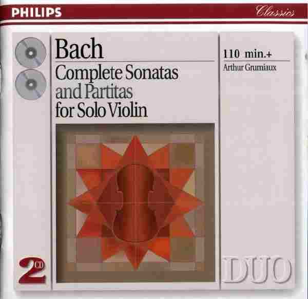 【古典音乐】格鲁米欧《巴赫-无伴奏小提琴奏鸣曲与组曲》2CD.1993[FLAC+CUE/整轨]