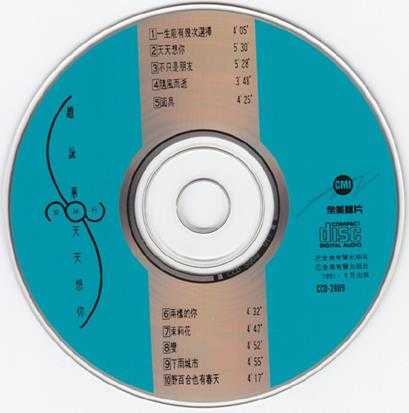 赵咏华.1991-天天想你(翻唱辑)【全美唱片】【WAV+CUE】