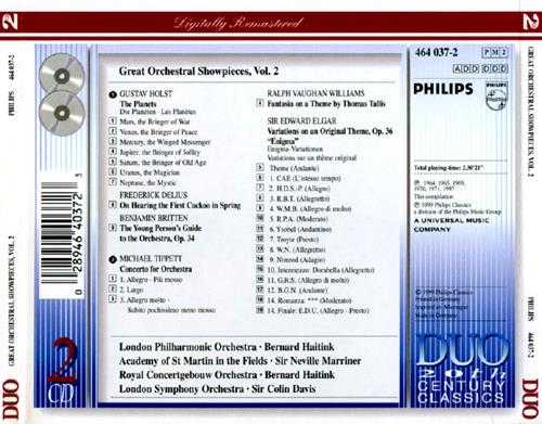 【古典音乐】《美妙的管弦乐作品（第二辑）》2CD.1999[FLAC+CUE/整轨]