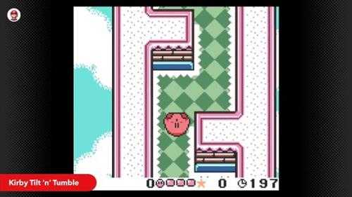 任天堂会员游戏库更新!追加《滚滚卡比》等4款游戏