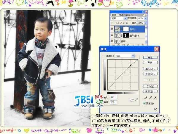 Photoshop调色教程:简单打造酷宝宝效果