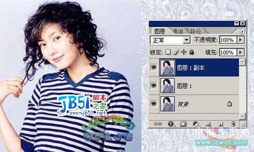 Photoshop教程:抽出滤镜抠散发