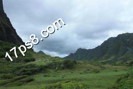 photoshop制作出瀑布城堡的合成教程(二)