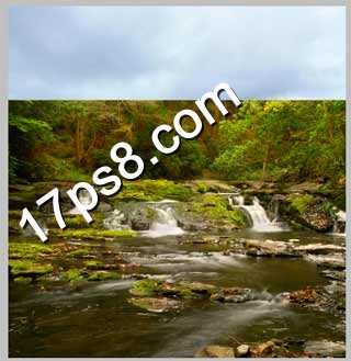 photoshop制作出瀑布城堡的合成教程(二)