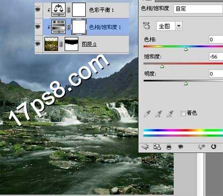 photoshop制作出瀑布城堡的合成教程(二)