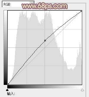 Photoshop将树林美女图片打造出甜美的黄褐色