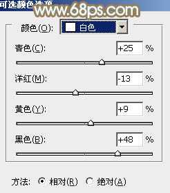 Photoshop为外景人物图片打造小清新的韩系淡褐色