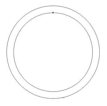 CDR绘制一个简单逼真的路标