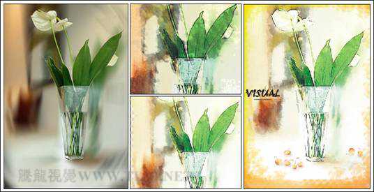 CDR绘制小清新水彩画效果教程