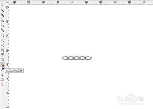cdr软件交互式调和工具使用图文教程