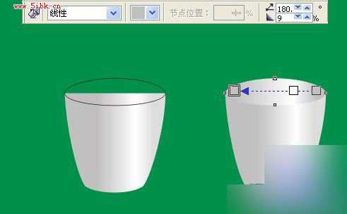 Coreldraw9绘制一个可爱微笑俏皮的卡通杯子教程