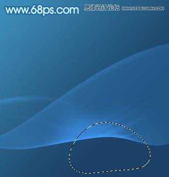 教你用PS设计蓝色时尚的动感背景