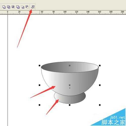 CorelDRAW怎么画一个素描的碗? cdr素描碗的绘图方法