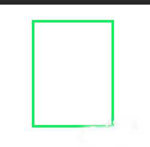 用Photoshop绘制一个绿色的方框