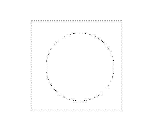 PS利用选框工具绘制一个图形