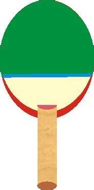 cdr简单制作一个乒乓球拍