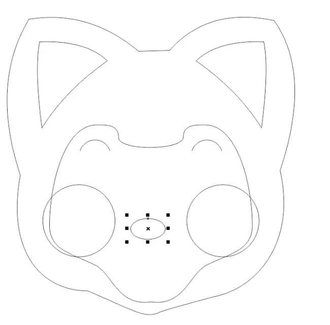 CDR绘制一个帅帅的萌萌的阿狸完整教程