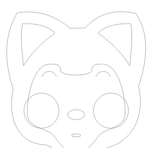 CDR绘制一个帅帅的萌萌的阿狸完整教程