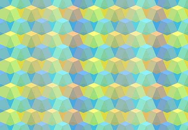 PS怎么绘制一个彩色的几何图案背景图?