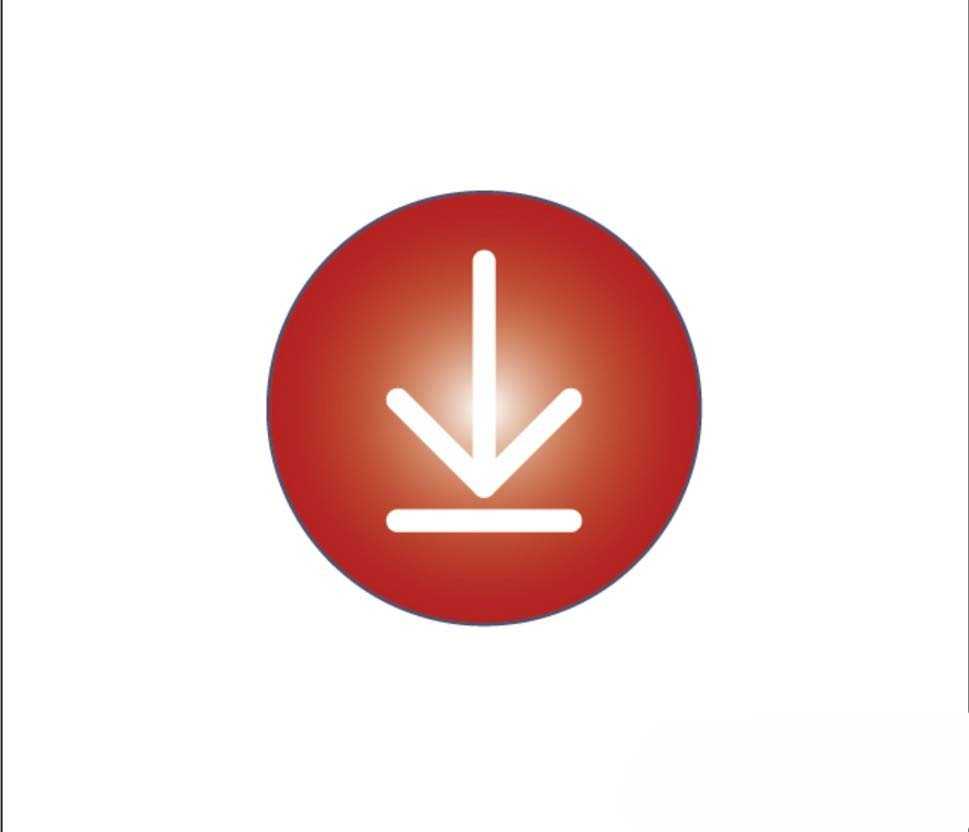 ai怎么设计圆形下载图标?