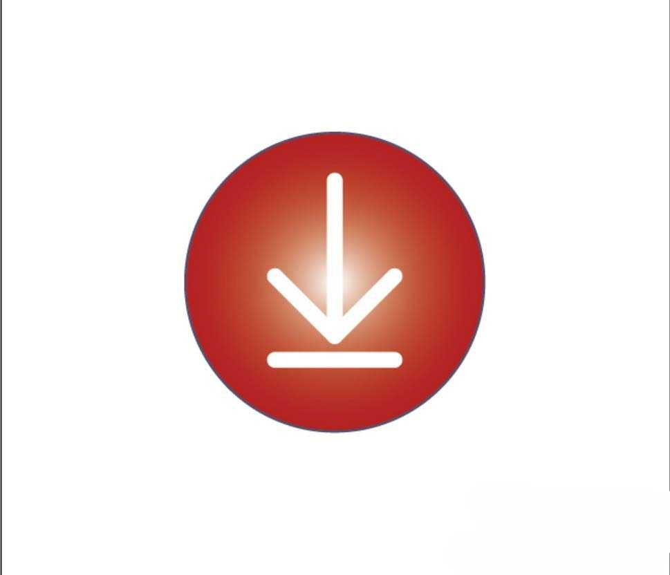 ai怎么设计圆形下载图标?