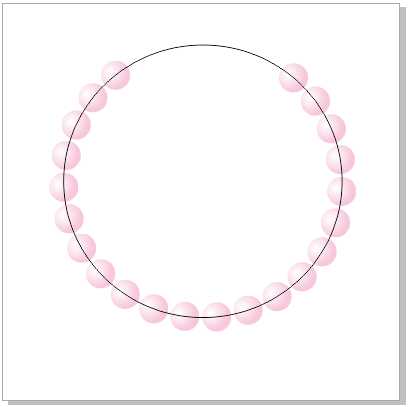 CorelDRAW制作一串逼真漂亮的珍珠手链教程