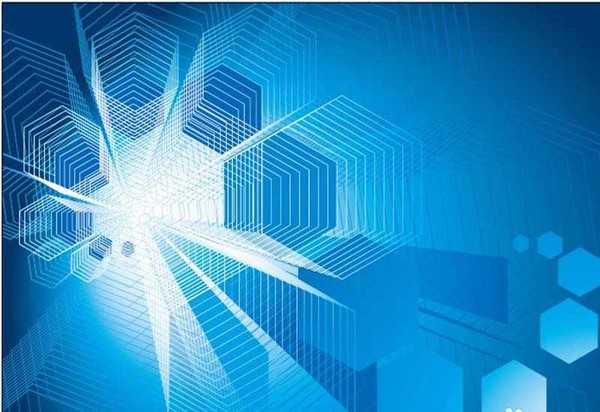 ai怎么设计高科技感的蓝色背景图片?